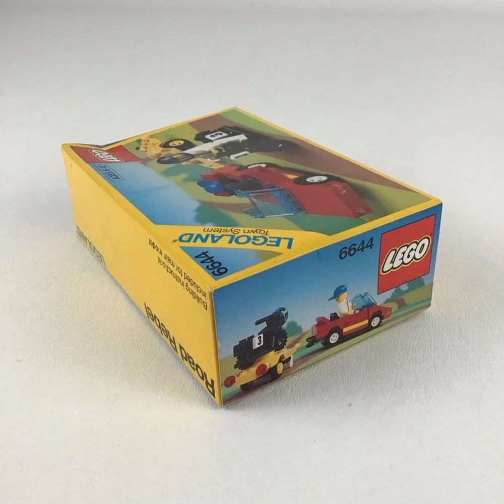 Lego 6644 Legoland Town System ROAD REBEL 59 Interlocking Pieces 1990 New Sealed